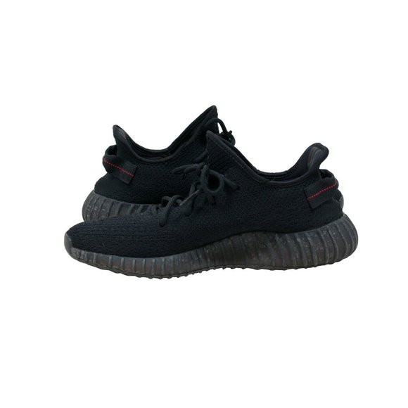 Adidas Mens Yeezy Boost 350 V2 Size 11 Bred Black Red Low Top Sneakers